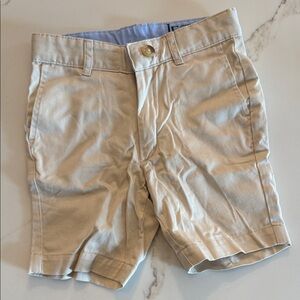 Little English Beige Flat Front Shorts